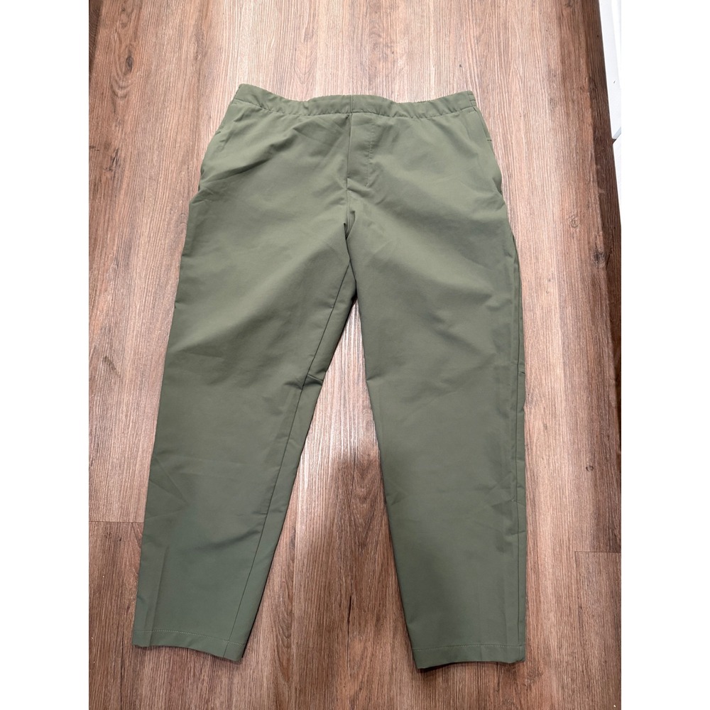 Lululemon New Venture Trouser Mens green XXL LM5AKBS Pique Fabric Pull-On